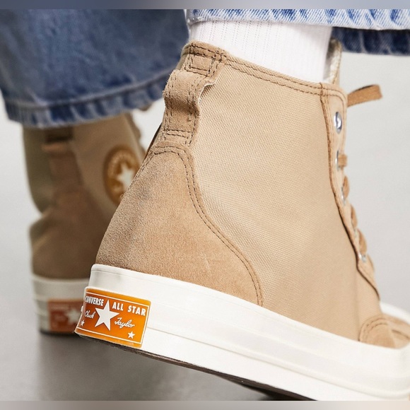 Converse chuck 70 hi tonal unisex sneaker in brown - Picture 4 of 14